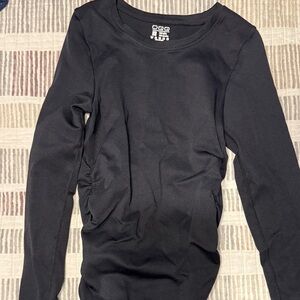 Women’s Black Long-Sleeve Bodysuit